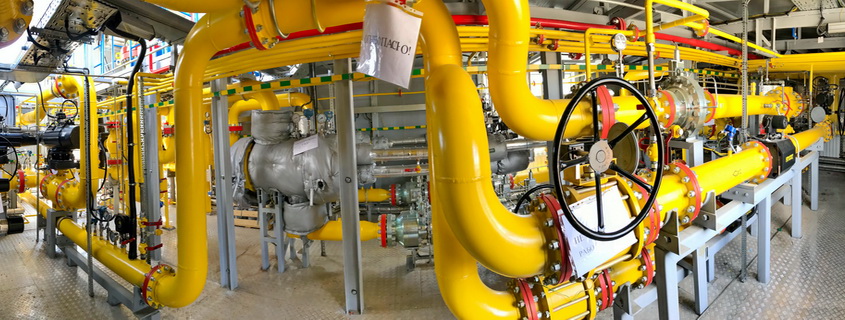 Process compartment of the AGDS